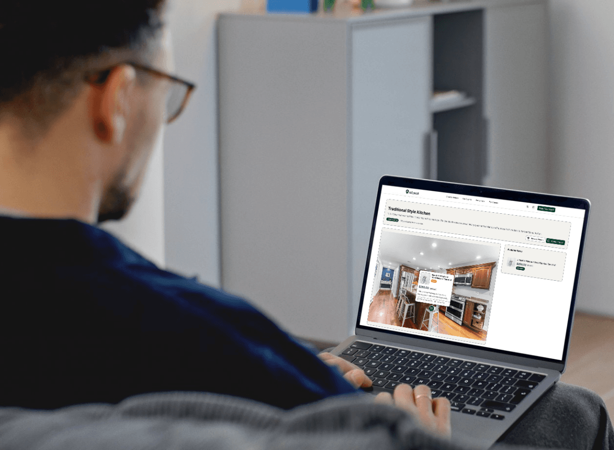 Shopper discovering furniture on reLocal